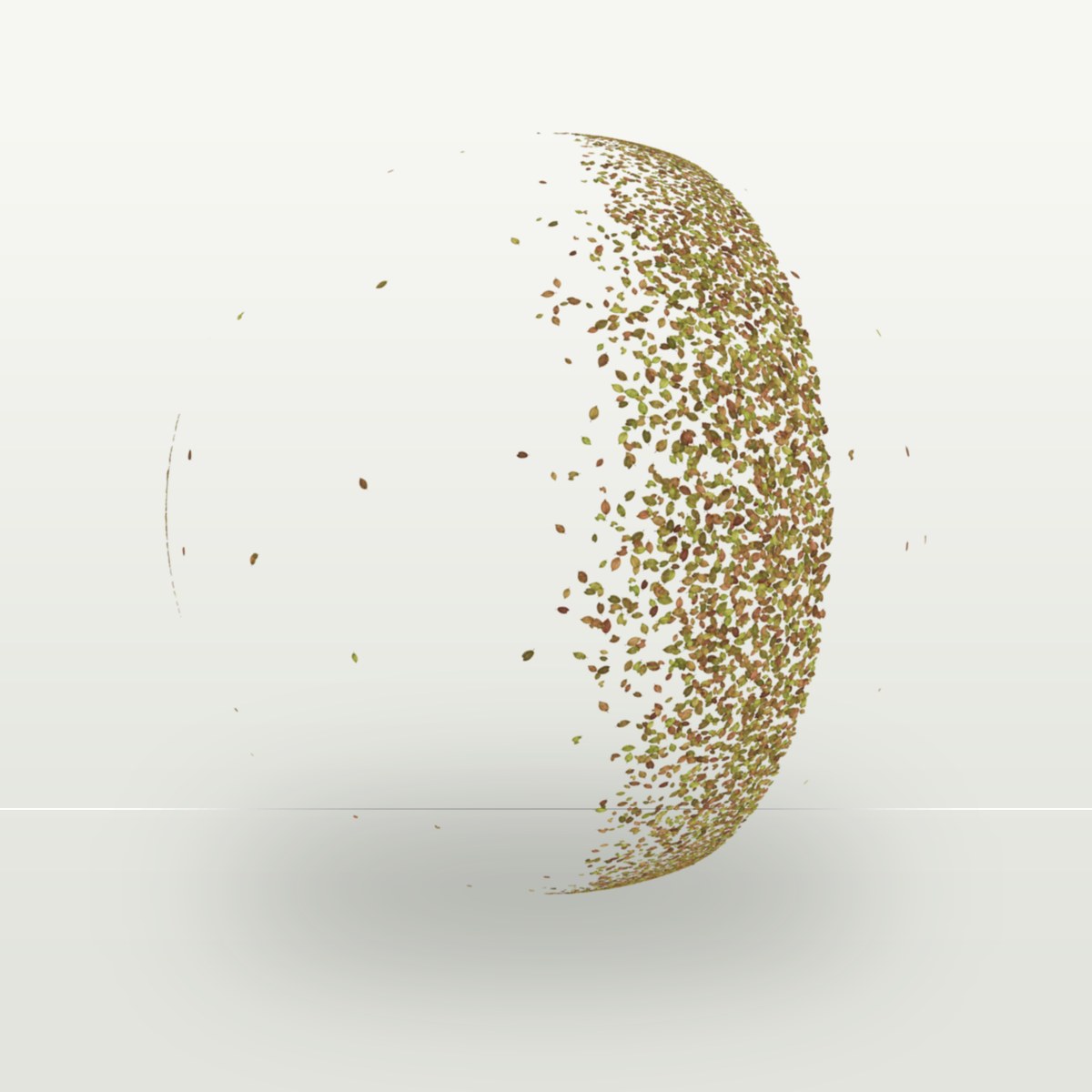 Scattered Leaves 003 Texture preview