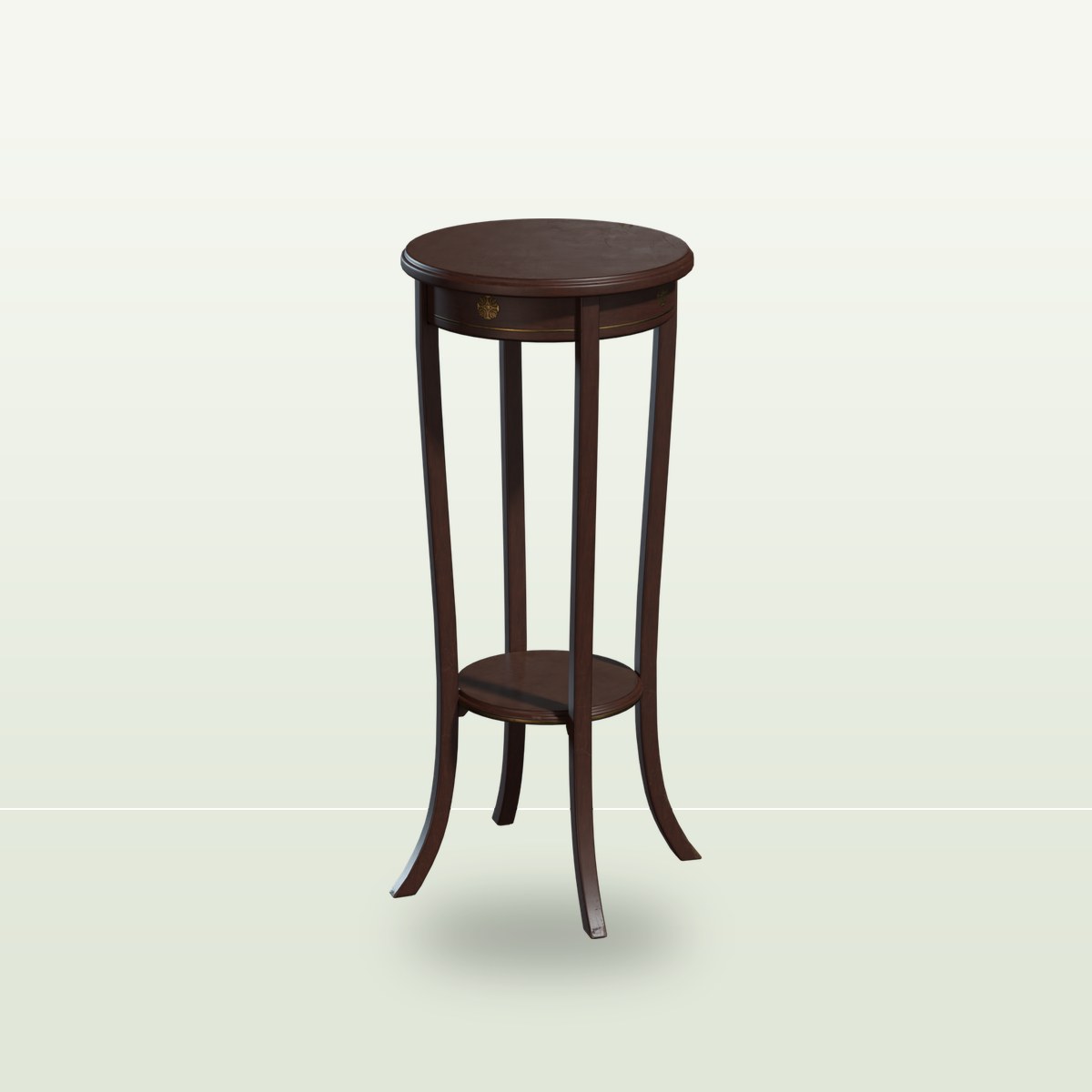 Side Table Tall 01 3D Model preview