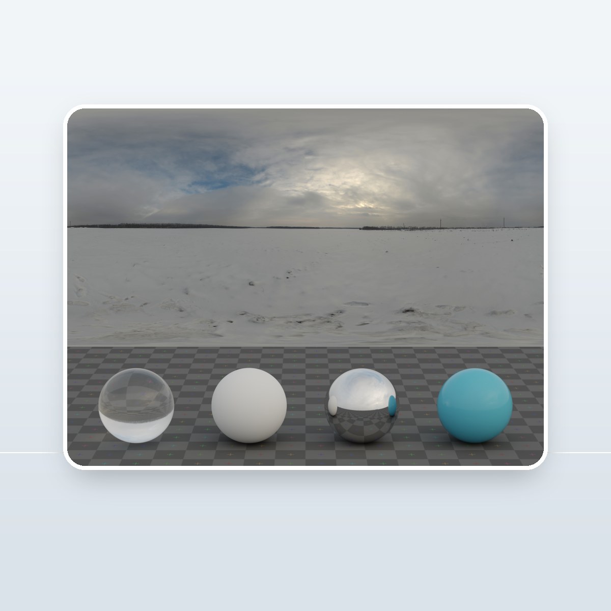 Snow Field HDRI preview