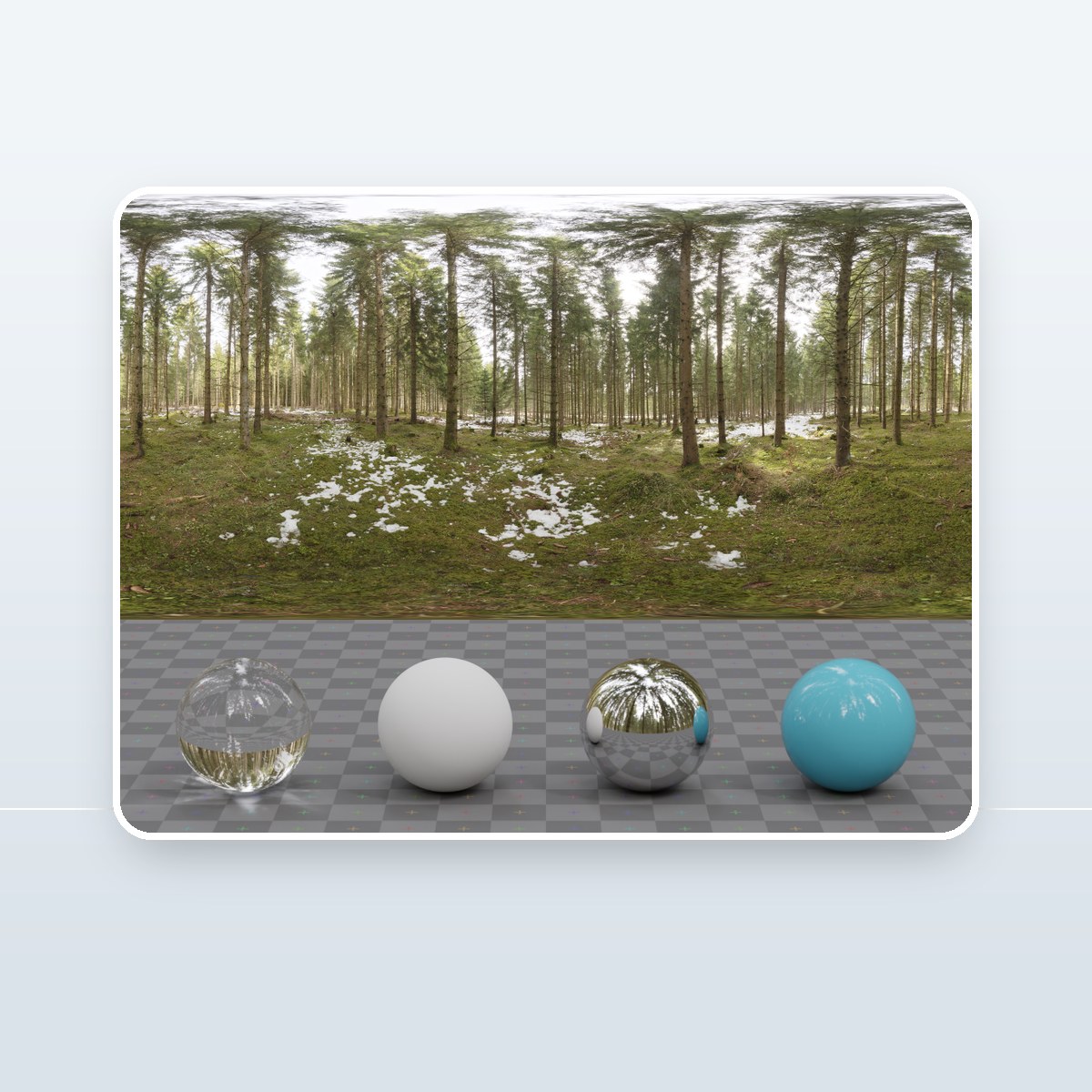 Snowy Forest HDRI preview