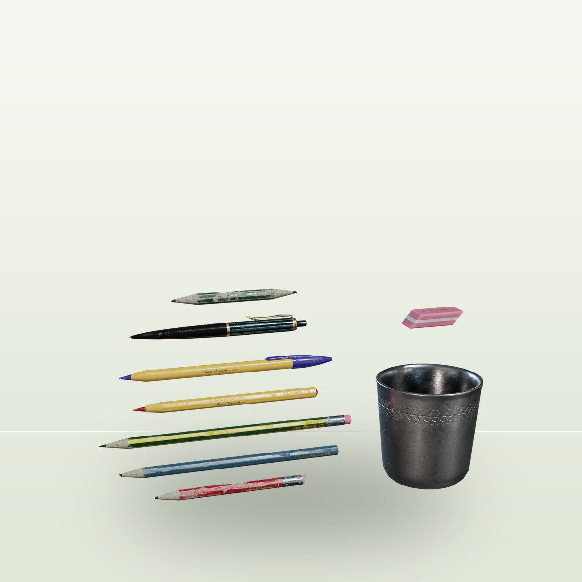 Stationery Supplies 3D Model preview