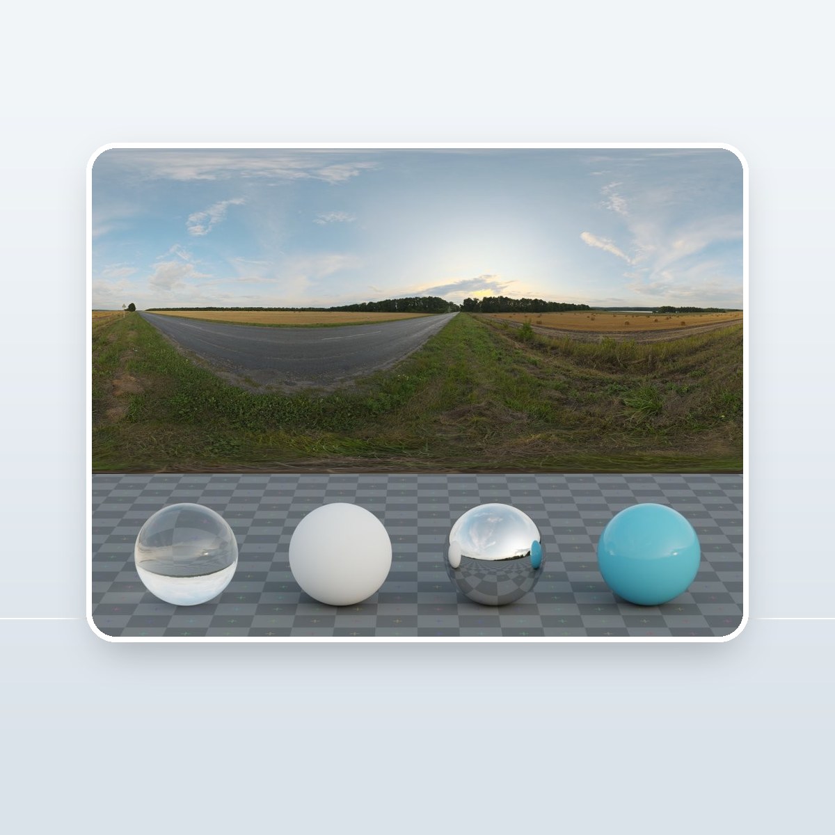 Straw Rolls Field 01 HDRI preview