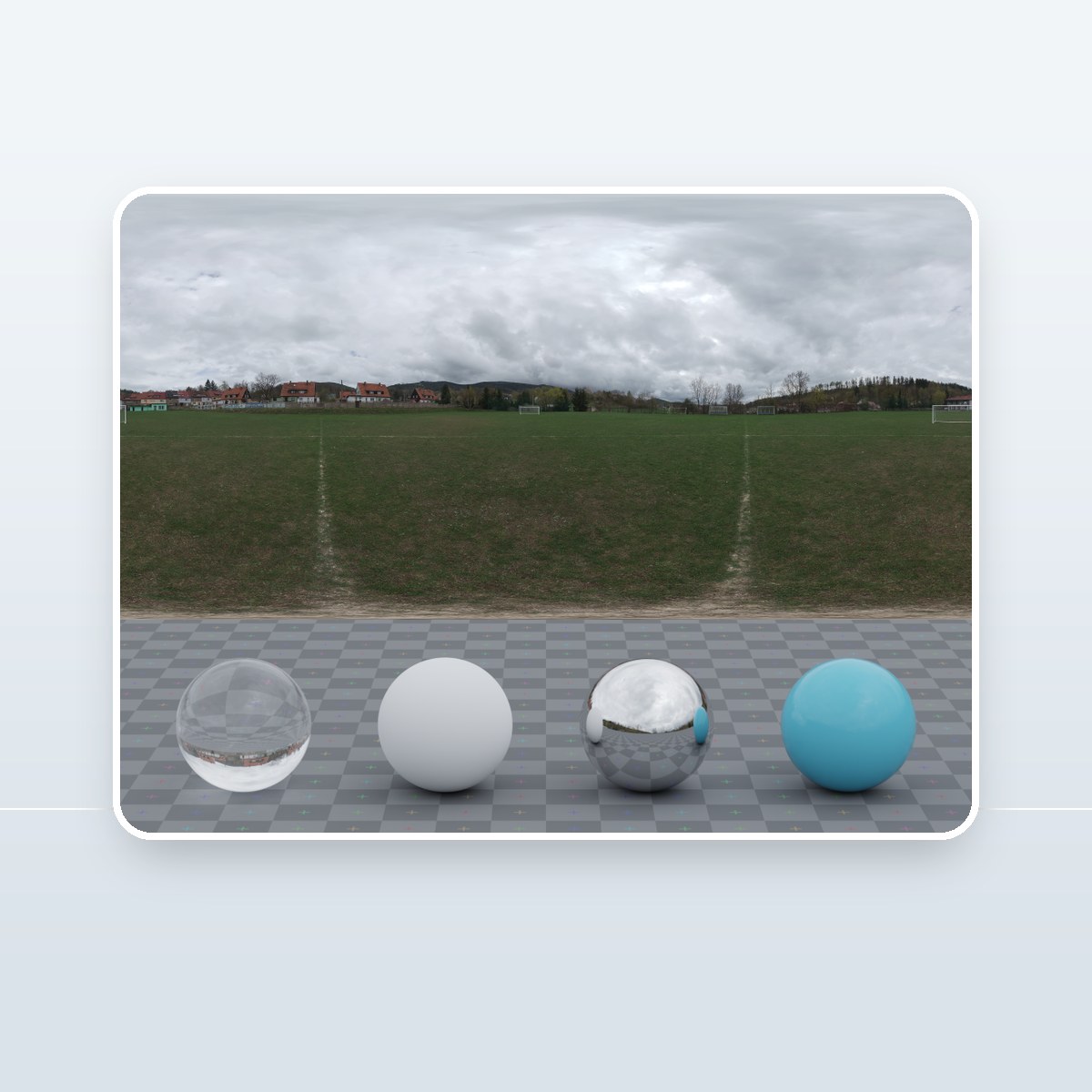 Suburban Football Field HDRI preview