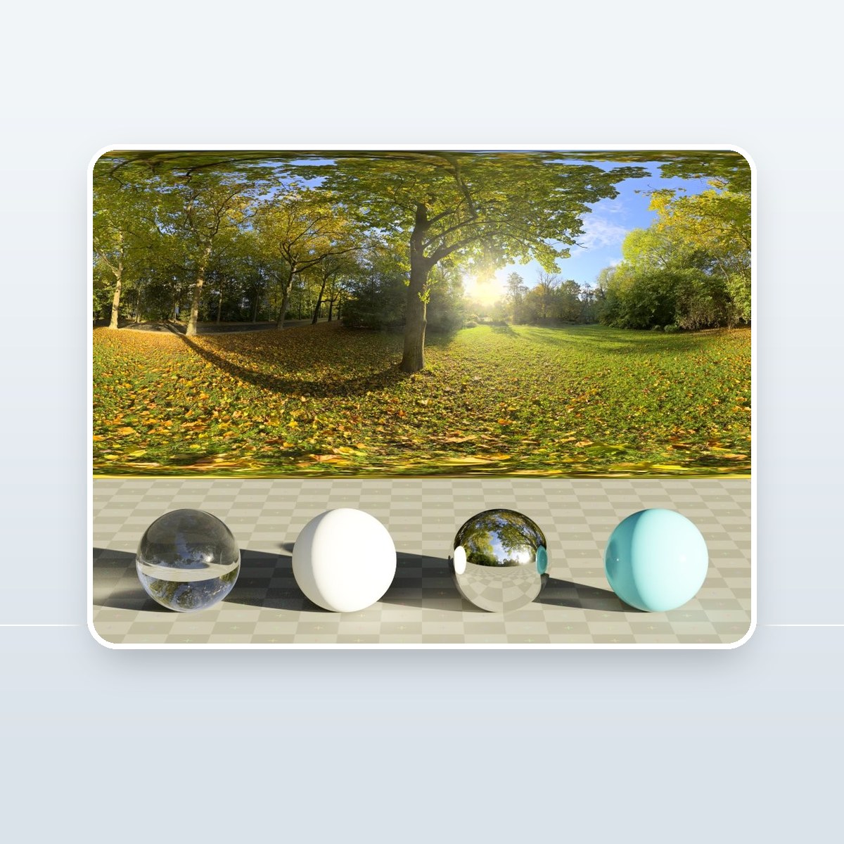 Sunny Vondelpark HDRI preview