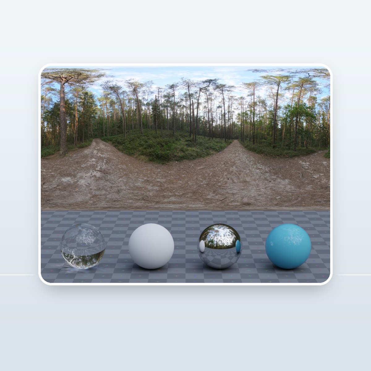 Sunset Forest HDRI preview