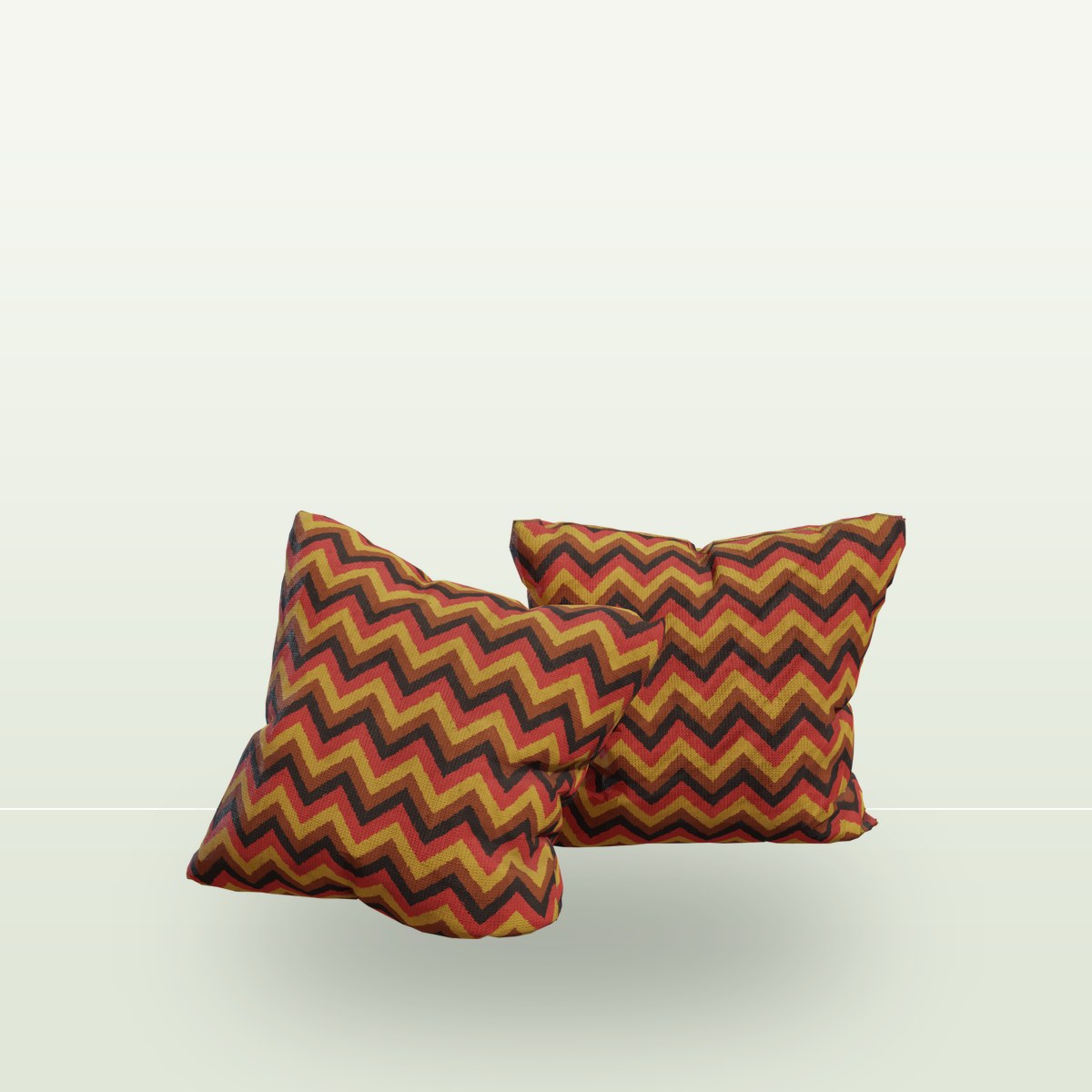 Throw Pillows 01 3D Model preview