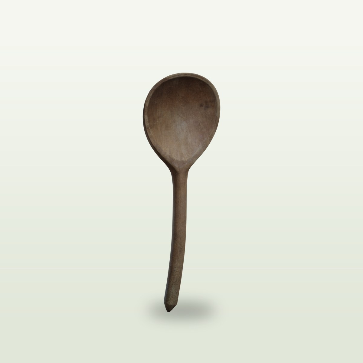 Wooden Spoon 3D Model preview